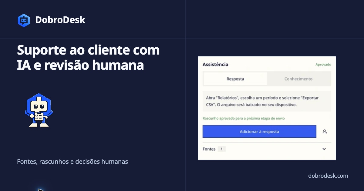 O atendimento ao cliente com IA funciona melhor com revisão humana