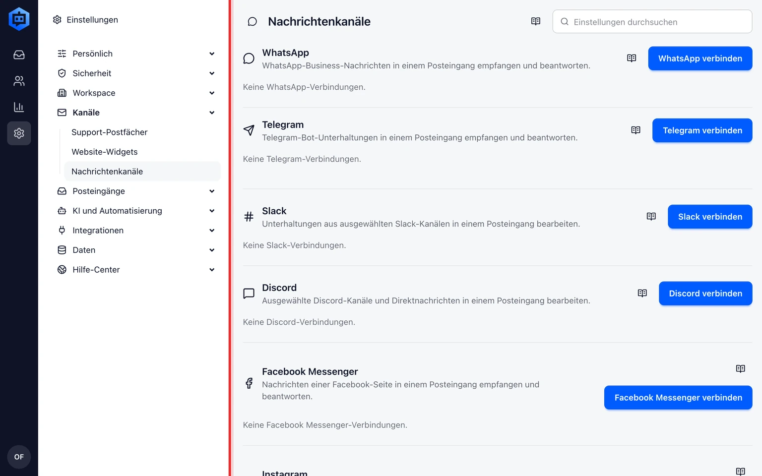 WhatsApp-Supportkanal verbinden: Callback-Verifizierung in Meta abschließen