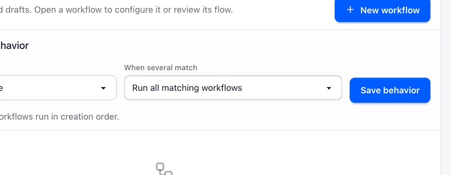 Create intake automation rules: Create a focused rule, 1. Open Admin > AI & Automation > Workflows.