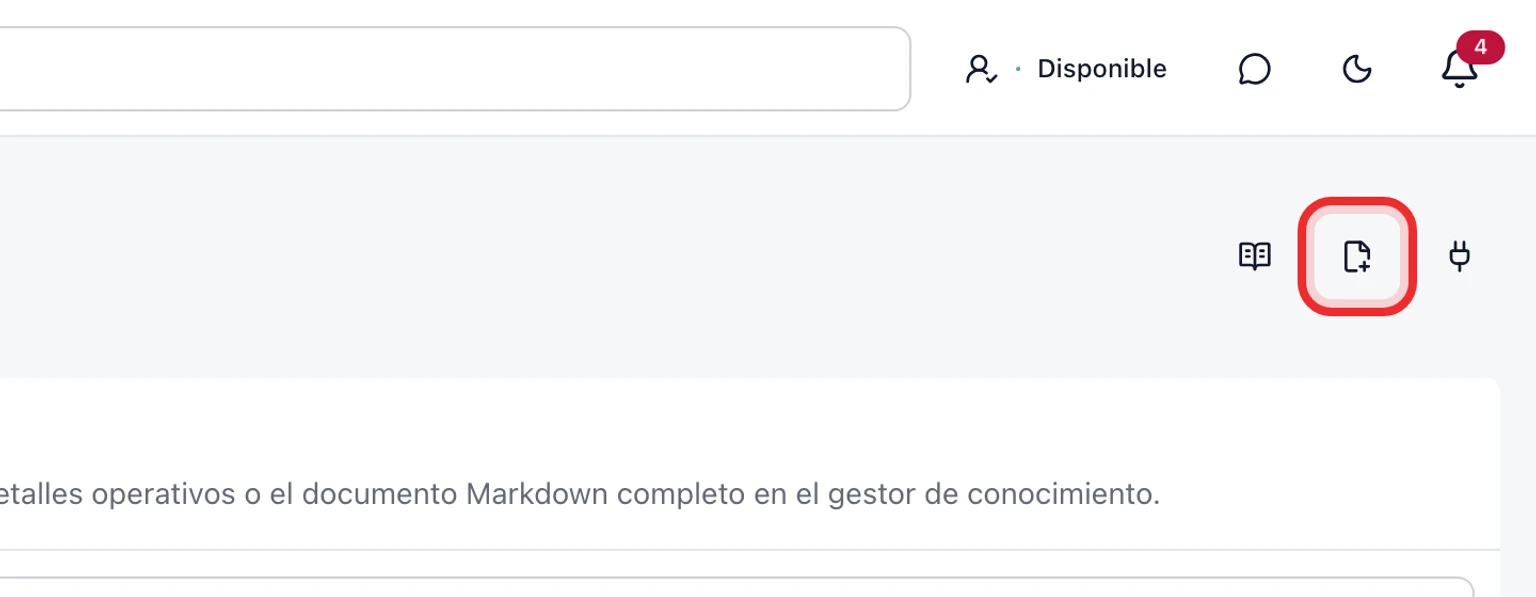 Configura las respuestas de IA del widget del sitio web: Prepara primero respuestas aprobadas, 2. En Crear fuente, elige Tipo de fuente > Preguntas frecuentes públicas e introduce un Nombre de la fuente claro, por ejemplo Returns FAQ.