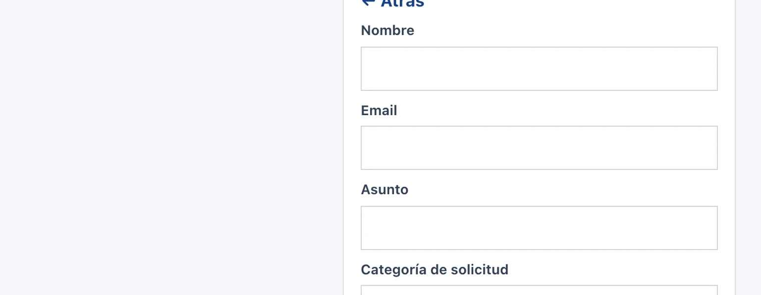 Nombre y disponibilidad del widget: Comprende la conversación del cliente, 1. Abre el widget en el sitio real y selecciona Contactar con soporte.