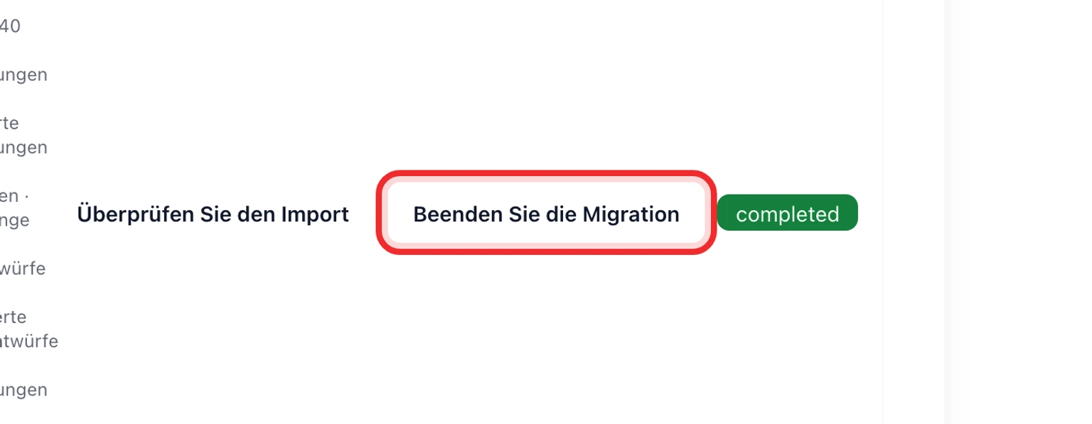 Von Crisp zu DobroDesk wechseln: Daten testen und übernehmen, 6. Prüfen Sie Unterhaltungen ohne E-Mail und nicht unterstützte Nachrichteninhalte, danach schließen Sie die Migration ab.