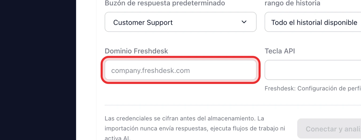 Conecta las integraciones de DobroDesk e importa datos: Mueve el historial desde otra mesa de ayuda