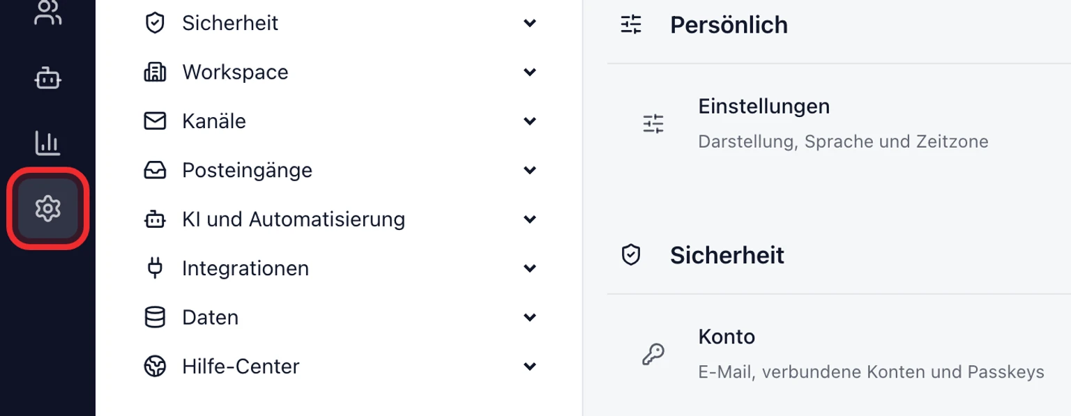 Migration prüfen, abbrechen oder erneut starten: Migration abschließen, 2. Stellen Sie Ihre aktive E-Mail-Weiterleitung auf DobroDesk um.