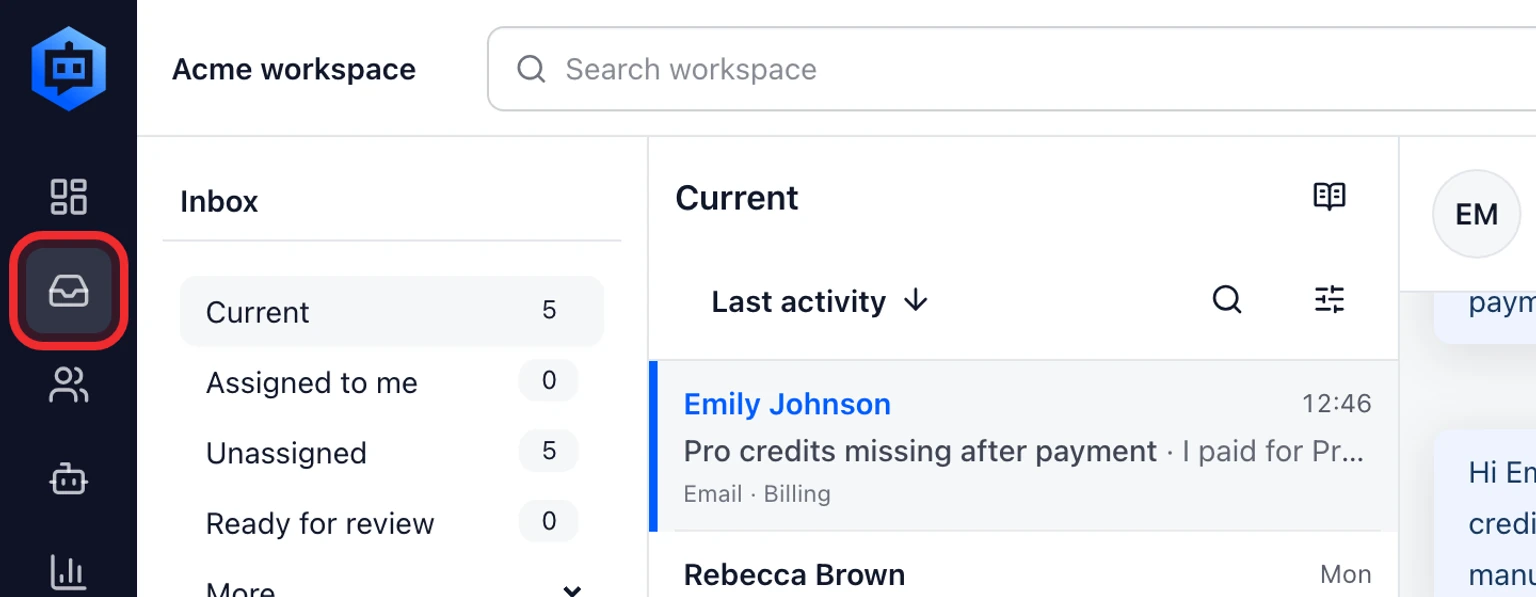 Review, cancel or retry a migration: Finish the migration, 4. Confirm new customer email arrives in DobroDesk.