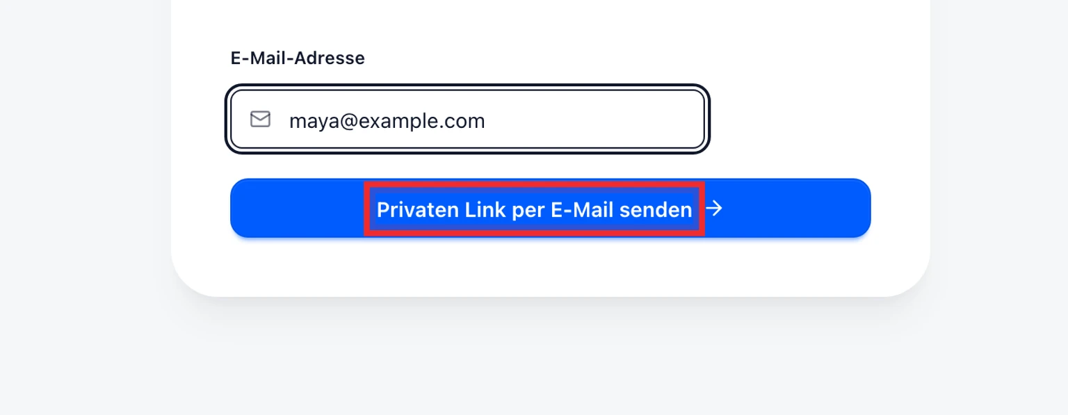 Support-Unterhaltungen ansehen und beantworten: Privaten Link anfordern, 1. Öffnen Sie das Hilfe-Center des Unternehmens und wählen Sie Unterhaltungen anzeigen.